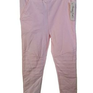 Sovereign Code Pink Girls 6X Harley Moto Leggings